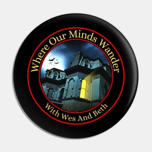 Where Our Minds Wander large chest logo Pin