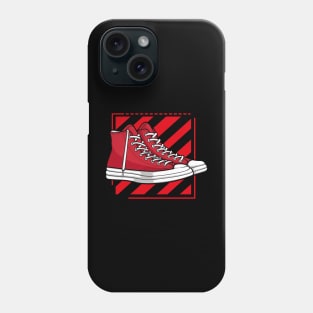 High Red Skate Sneaker Phone Case