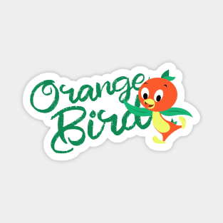 Orange Bird Magnet