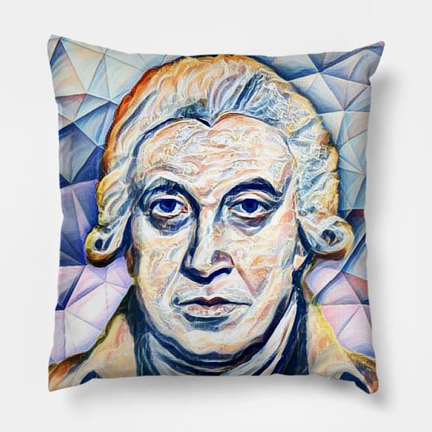 James Watt Portrait | James Watt Artwork 12 Pillow by JustLit