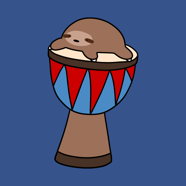 Little Sloth and Djembe by saradaboru