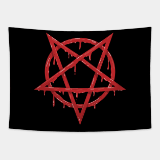 BLOOD PENTAGRAM Tapestry