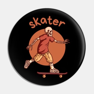 Skater Pin