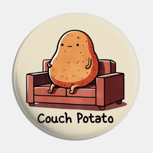 Couch Potato Pin