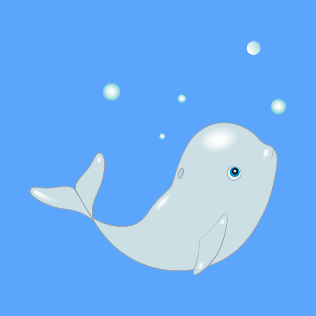 Вeluga whale by EvaMok88