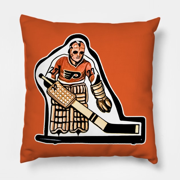 Coleco Table Hockey Players - Philadelphia Flyers Pillow by mafmove