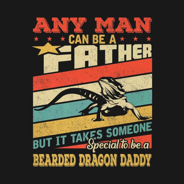 Bearded Dragon Daddy Fathers Fathers Day by Autumn Watercolor