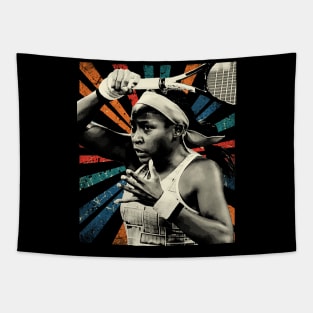 vintage coco gauff shirt Tapestry