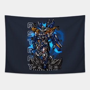 Blue Robot Tapestry