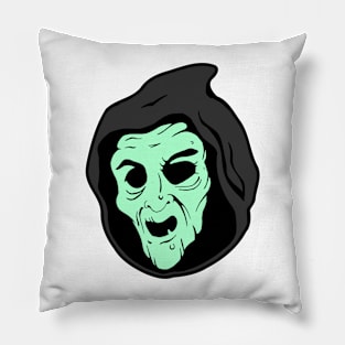 Grey Witch Pillow