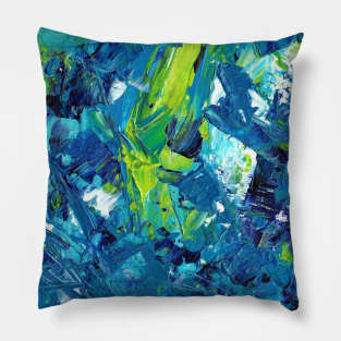 Turquoise Green variation  - Nature Pillow