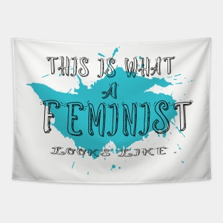 This is what a feminist looks like t-shirt for girls and women feminist Tapestry