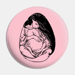 Pregnant Woman Pin