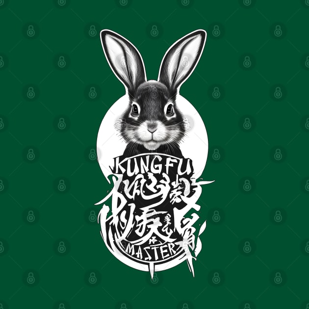 Easter Bunny Kung Fu Master Martial Arts by 8 Fists of Tees