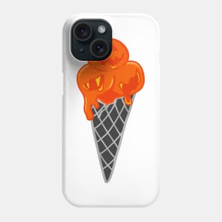 Halloween Ice cream pumkin Phone Case