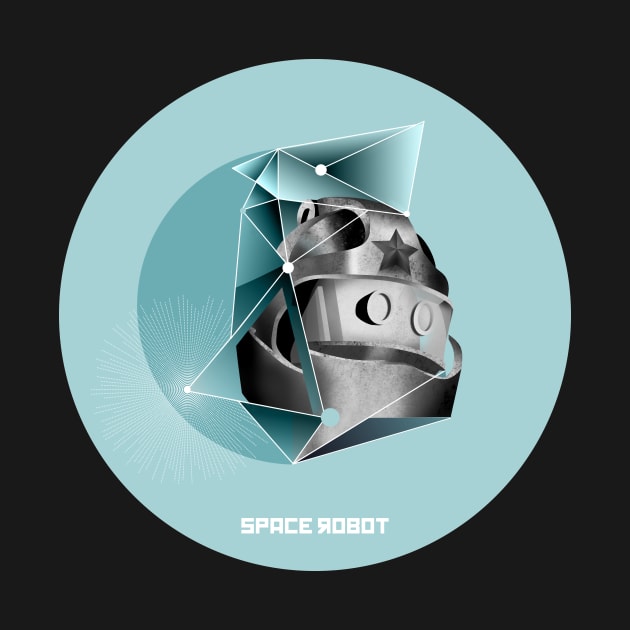 Space robot minimalism by ZCardula