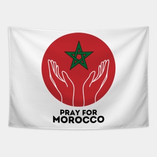 Pray For Morocco Tapestry