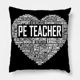 PE Physical Education Teacher P.E.Appreciation Gift Coach Pillow