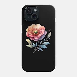 Retro Floral Retro Rounded Flower Phone Case