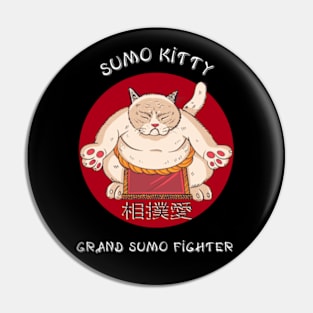 Sumo Kitty Grand Sumo Fighter Pin