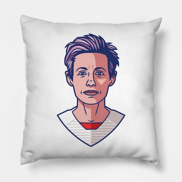 Rapinoe Pillow by bennyd302