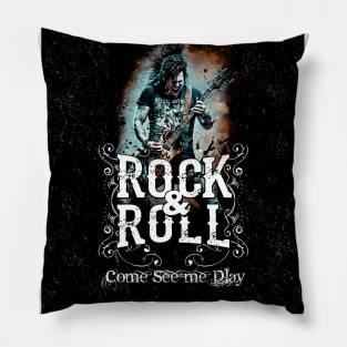 Rock and Roll: Come See Me Play! No. 1 Pillow