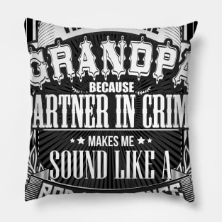 Proud Grandpa Pillow