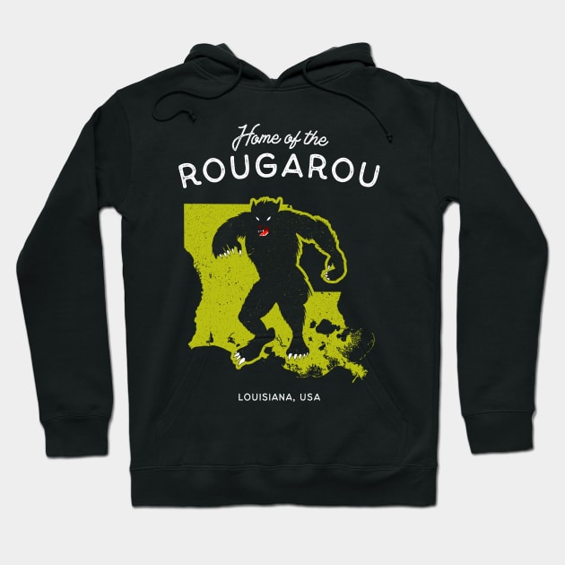 Home of the Rougarou - Louisiana, USA Cryptid  Pullover Hoodie for Sale by  strangeology