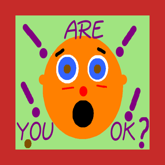 Are You Ok illustration by 2triadstore