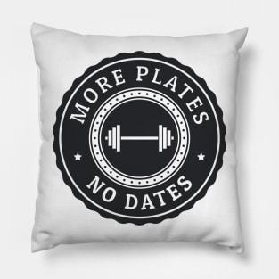 More plates no dates Pillow