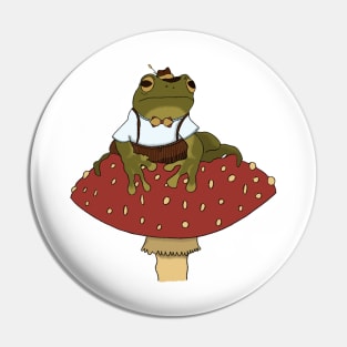 Dapper Frog Pin