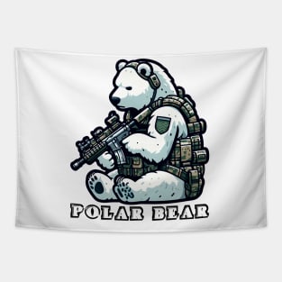 Tactical Polar Bear Tapestry