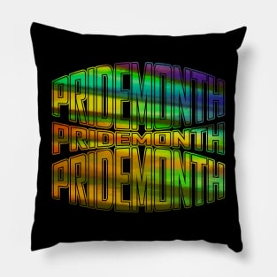 rainbow pridemonth Pillow