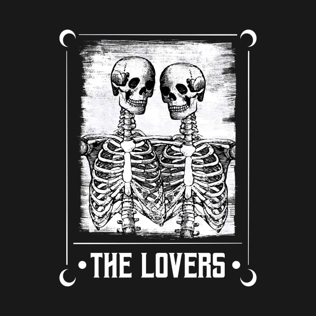 The Lovers Skeleton Tarot Card • Goth by Rike Mayer