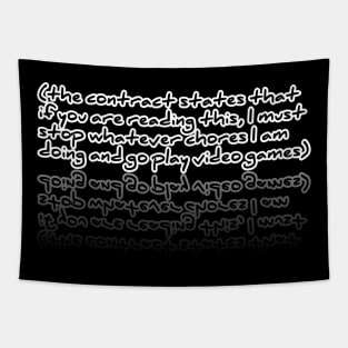 Gamer Christmas Tapestry