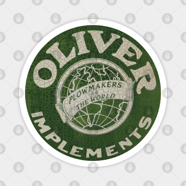 Oliver Farm Impliments Magnet by Midcenturydave