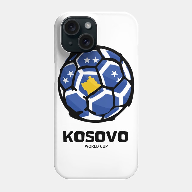 Kosovo Football Country Flag Phone Case by KewaleeTee