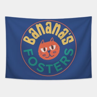 Banana's Fosters (round logo) Tapestry