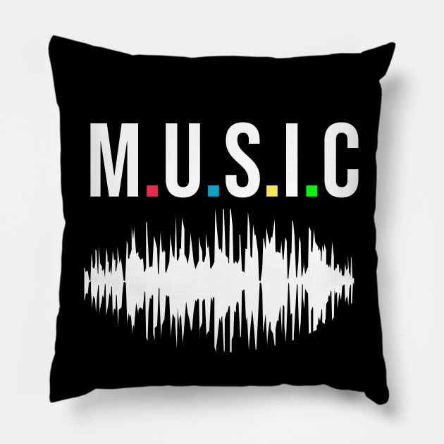 Music Lover Pillow by cypryanus