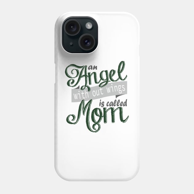 Angel Mom Phone Case by manal