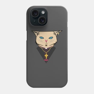 SkinnyCatzzz, What's your Persona. The priest cat Phone Case