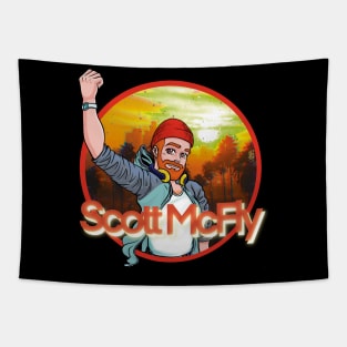 Scott McFly Logo 2 Tapestry