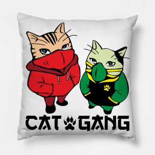 Cat Gang Pillow