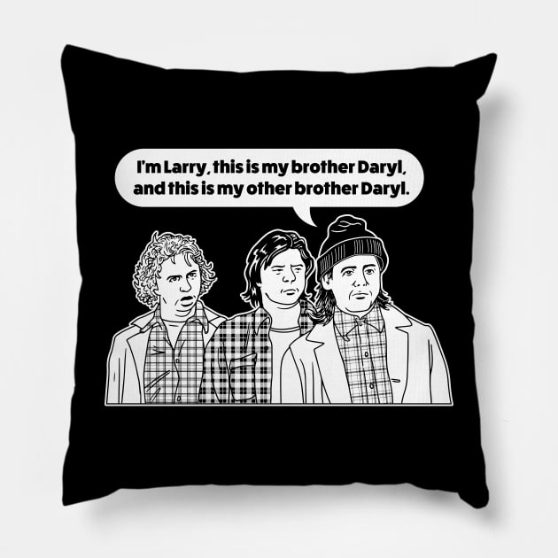 Larry Daryl & Daryl - Newhart Pillow by Chewbaccadoll