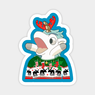 Unicorse Santa 2023 Magnet