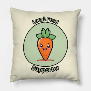 Local Food Supporter - Carrot Pillow