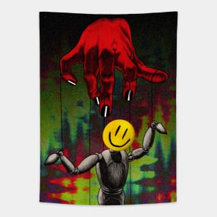 SMILING PUPPET Tapestry