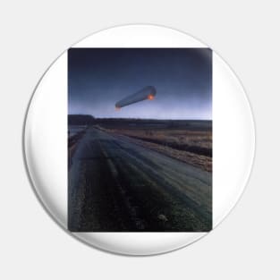 Simulation of UFO sighting, Wisconsin USA (S920/0001) Pin