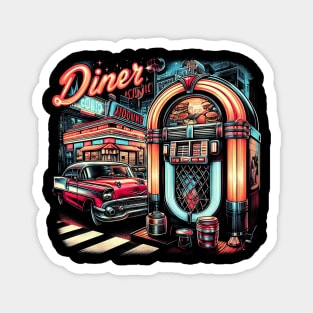 Retro Diner Magnet