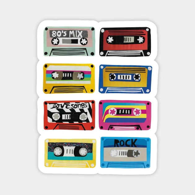 Mix tapes Magnet by jenblove